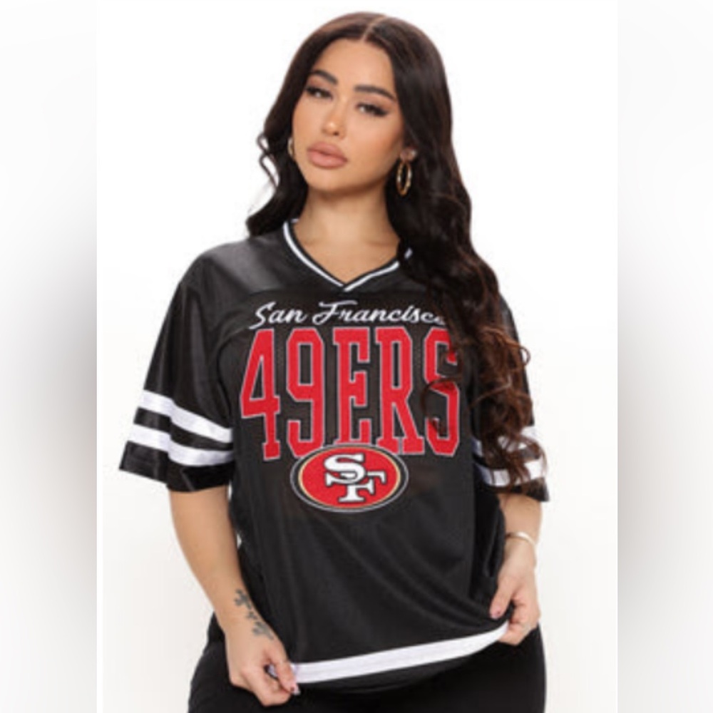 49ers jersey top shirt